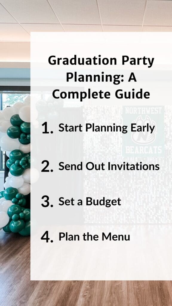 Graduation Party Planning: A Complete Guide-Pinterest Pin